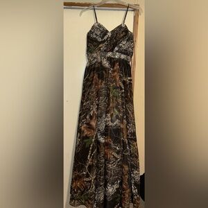 A beautiful camouflage dress